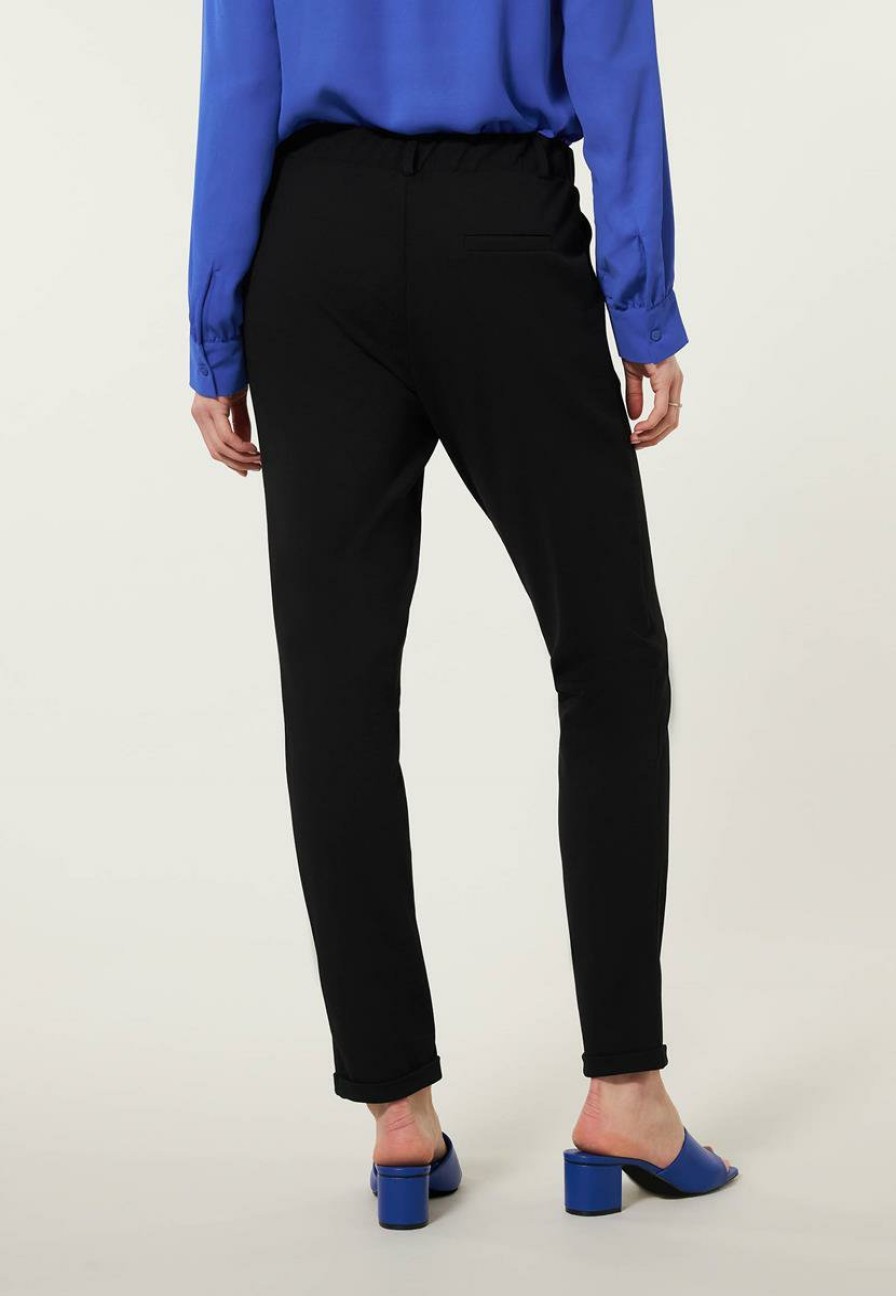 CLOTHING Miss Etam | Jogger Scuba Zwart