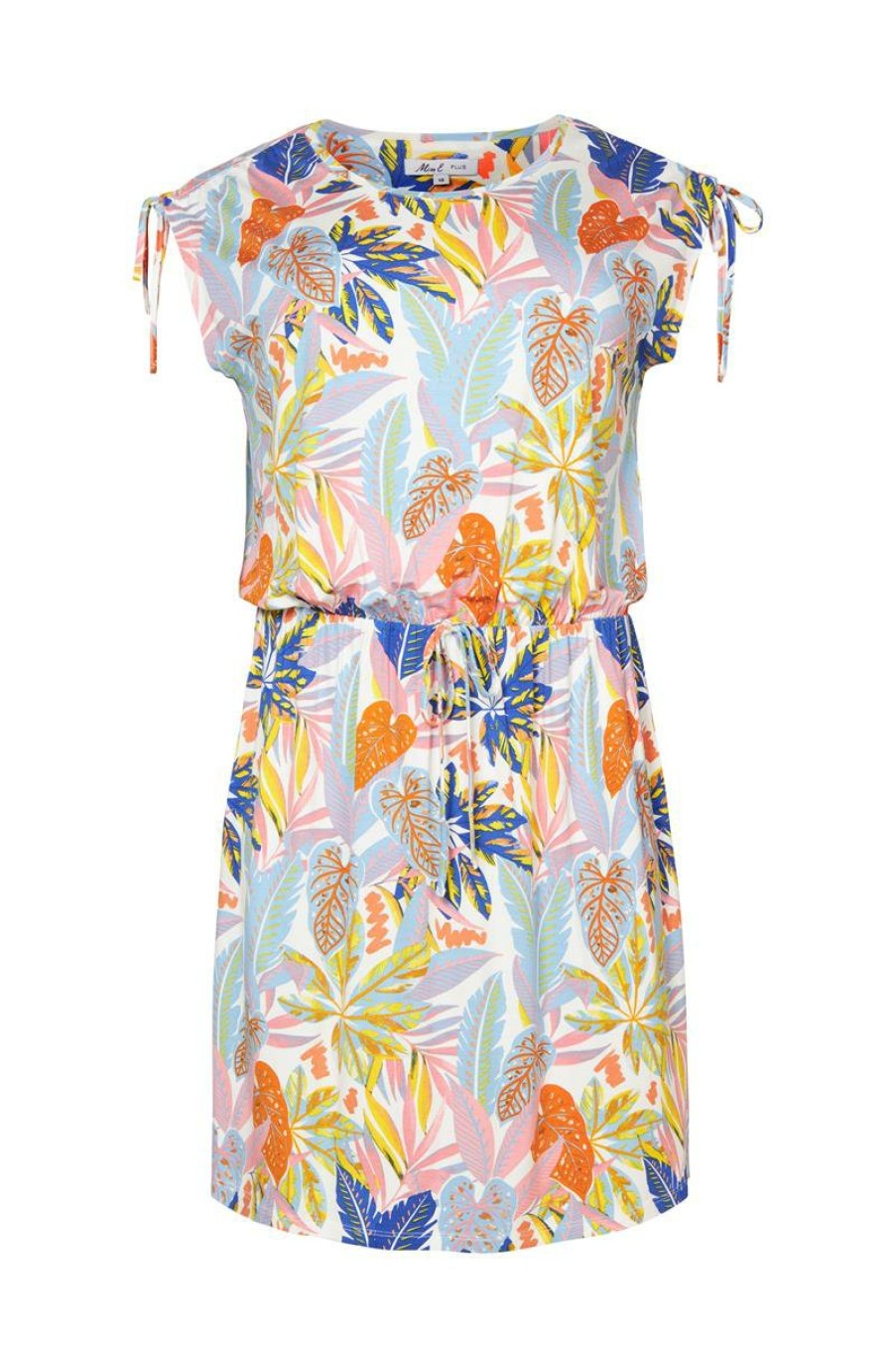 PLUS Miss Etam | Jurk 'Tess' Print Wit