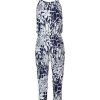 CLOTHING Miss Etam | Jumpsuit Print Blauw