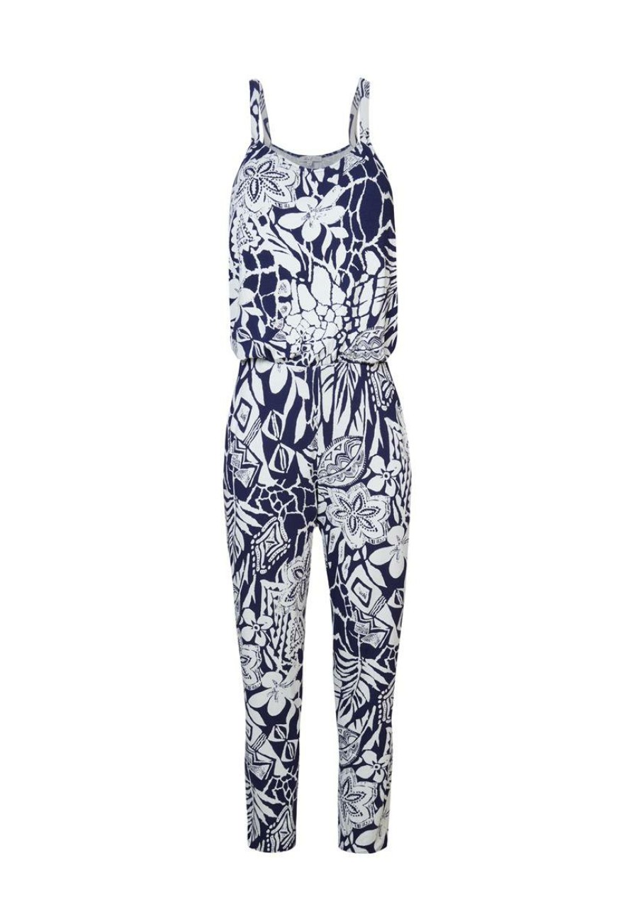 CLOTHING Miss Etam | Jumpsuit Print Blauw