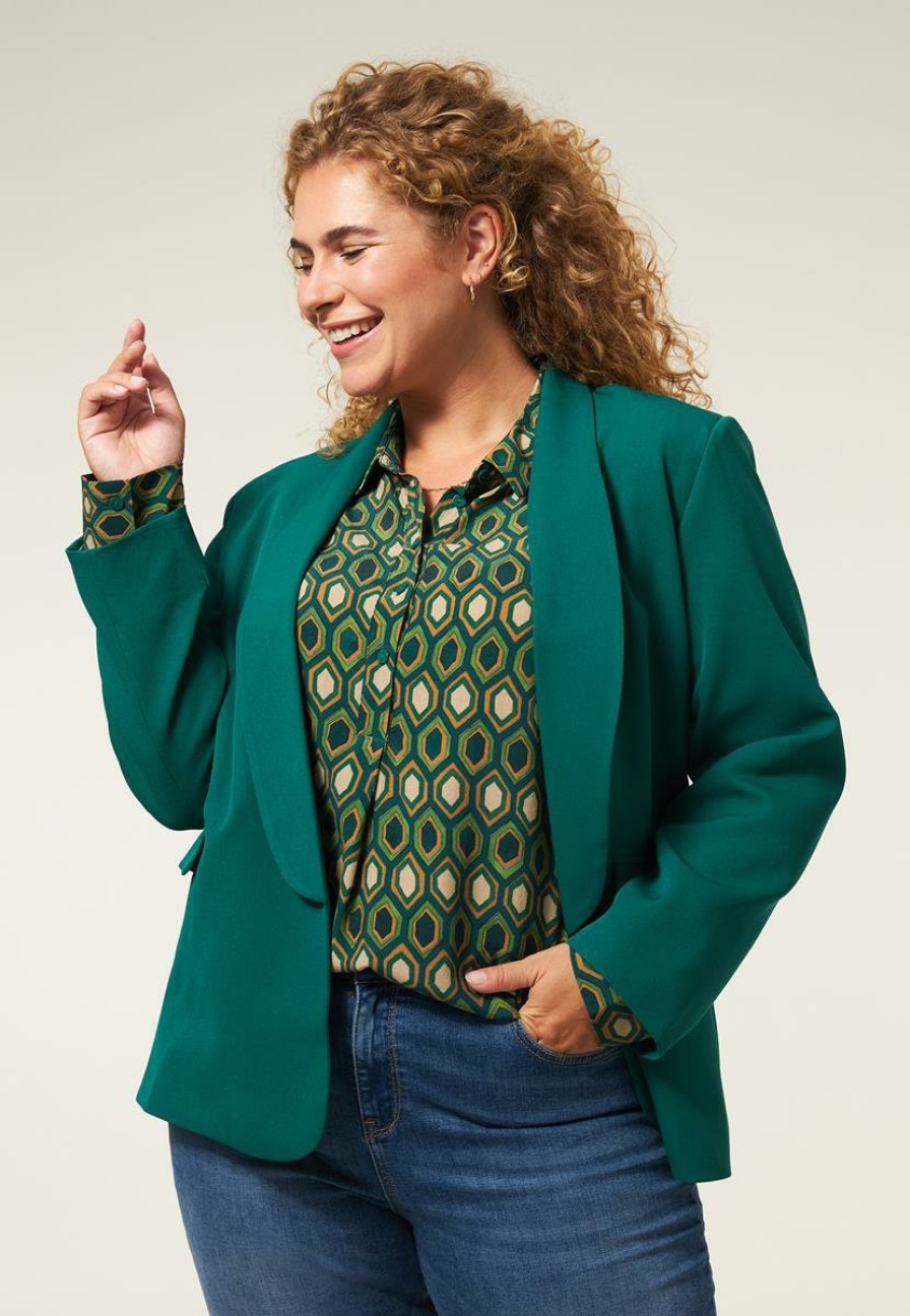 PLUS Miss Etam | Blazer Groen