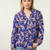 CLOTHING Miss Etam | Blouse Print Blauw