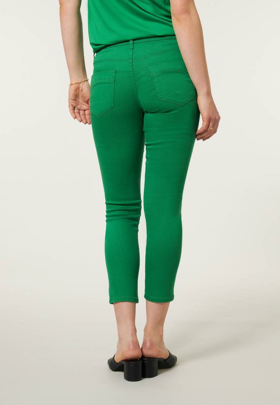 CLOTHING Miss Etam | Broek 7/8 Groen