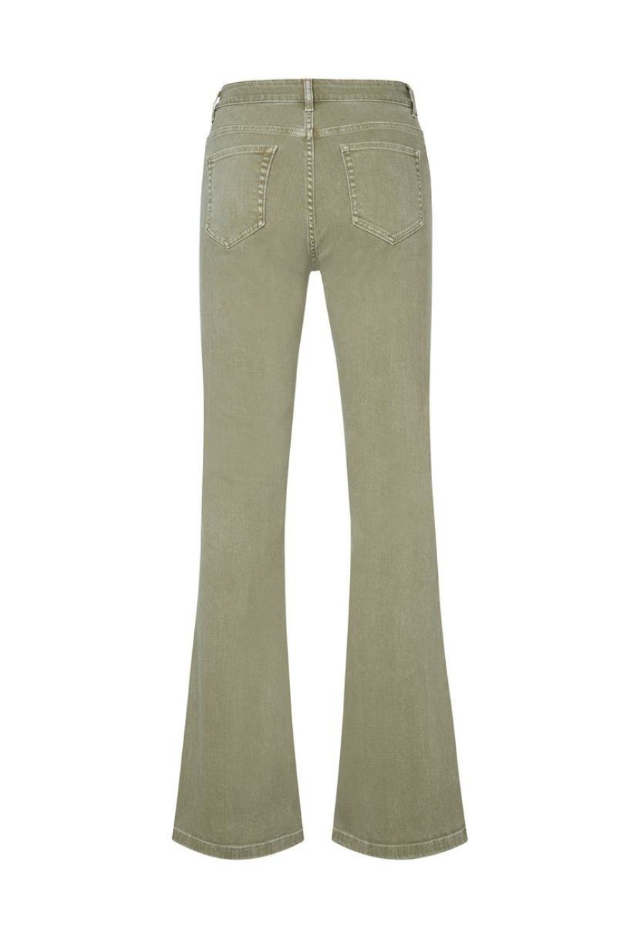 CLOTHING Miss Etam | Jeans Flared Groen 36"