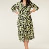 PLUS Miss Etam | Jurk Print Groen