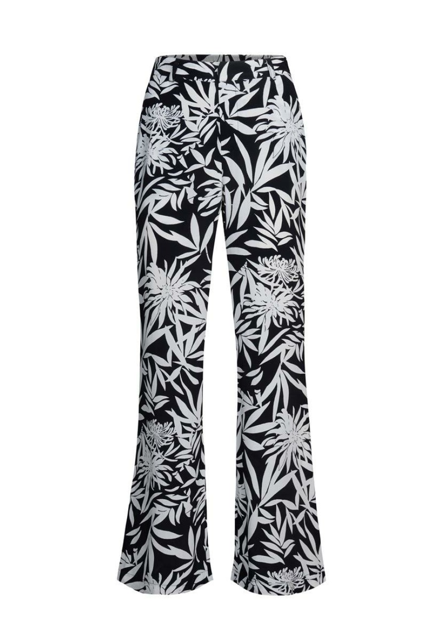 CLOTHING Miss Etam | Broek Print Zwart