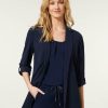 CLOTHING Miss Etam | Blazer Scuba Blauw