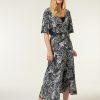 CLOTHING Miss Etam | Jurk Print Zwart