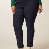 PLUS Miss Etam | Broek 'Belle' Blauw 32"