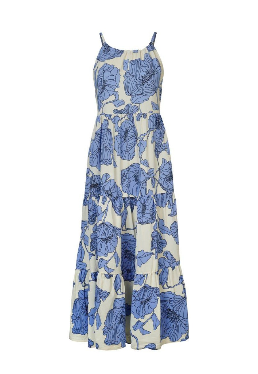 CLOTHING Miss Etam | Jurk Print Blauw