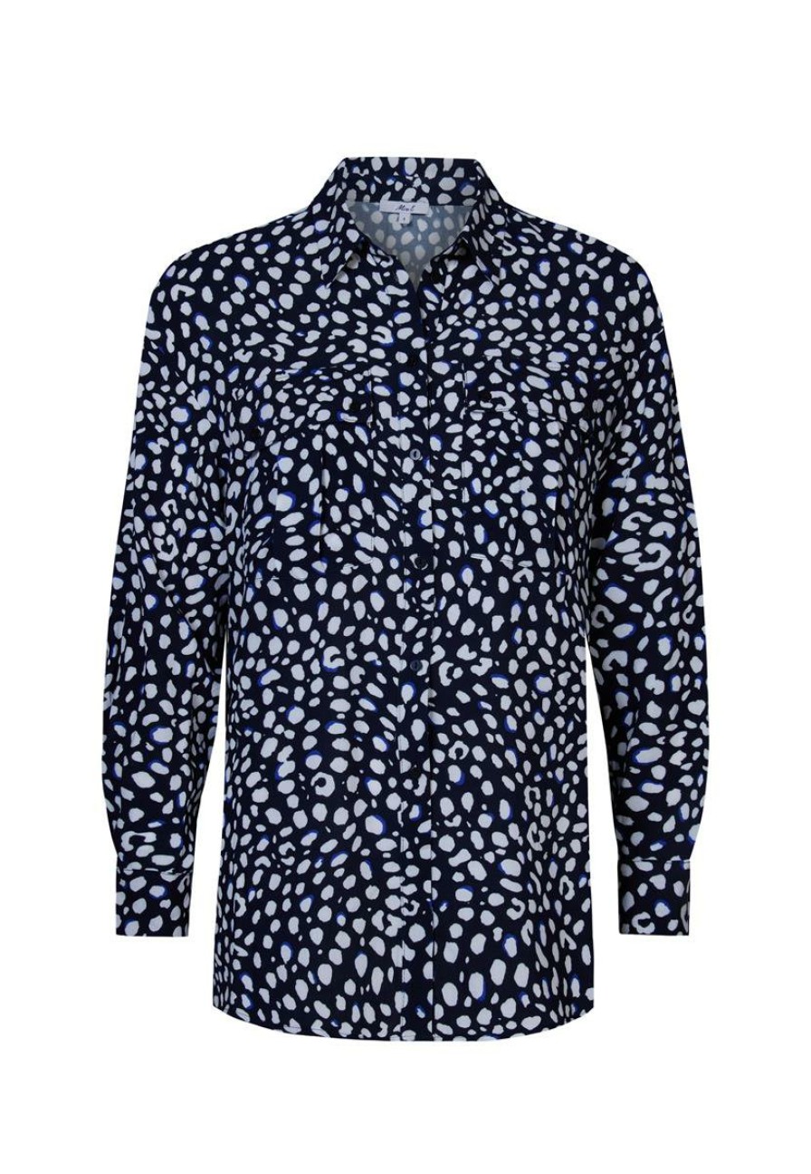 CLOTHING Miss Etam | Blouse Print Blauw