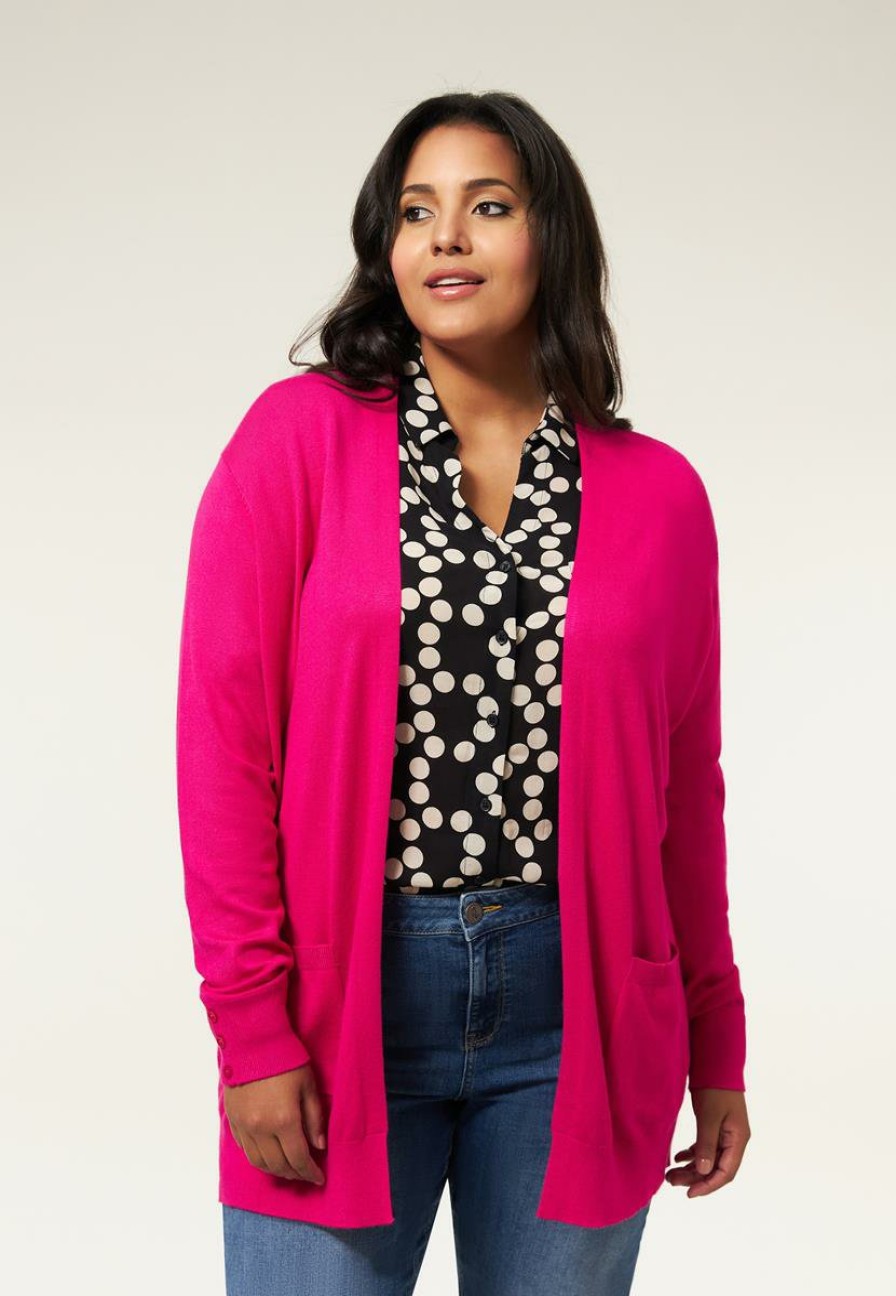 PLUS Miss Etam | Vest Roze