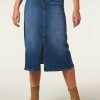 CLOTHING Miss Etam | Rok Denim Blauw