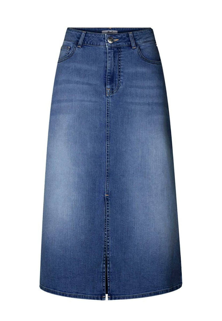 CLOTHING Miss Etam | Rok Denim Blauw