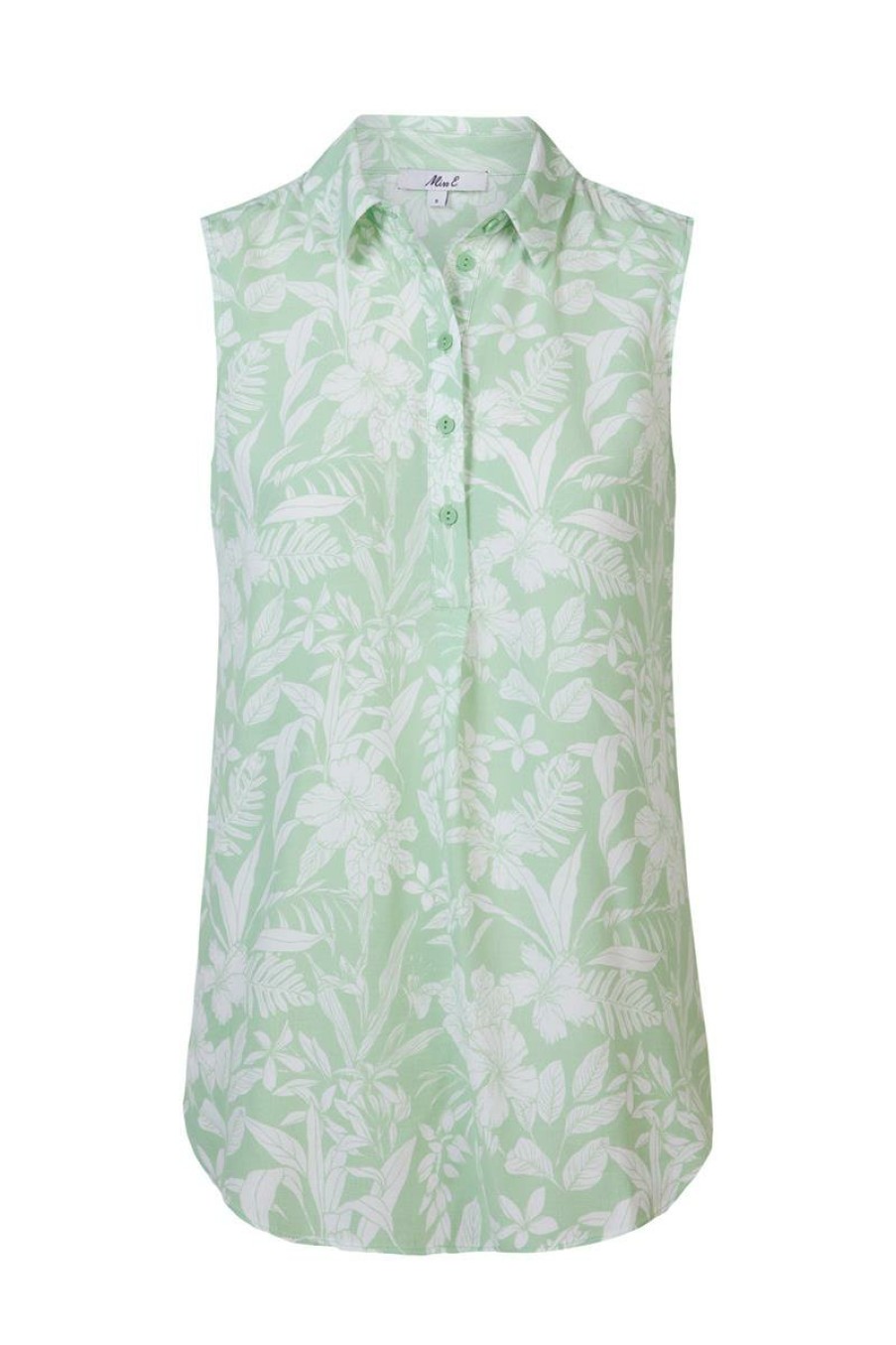 CLOTHING Miss Etam | Blouse 'Cindy' Print Groen