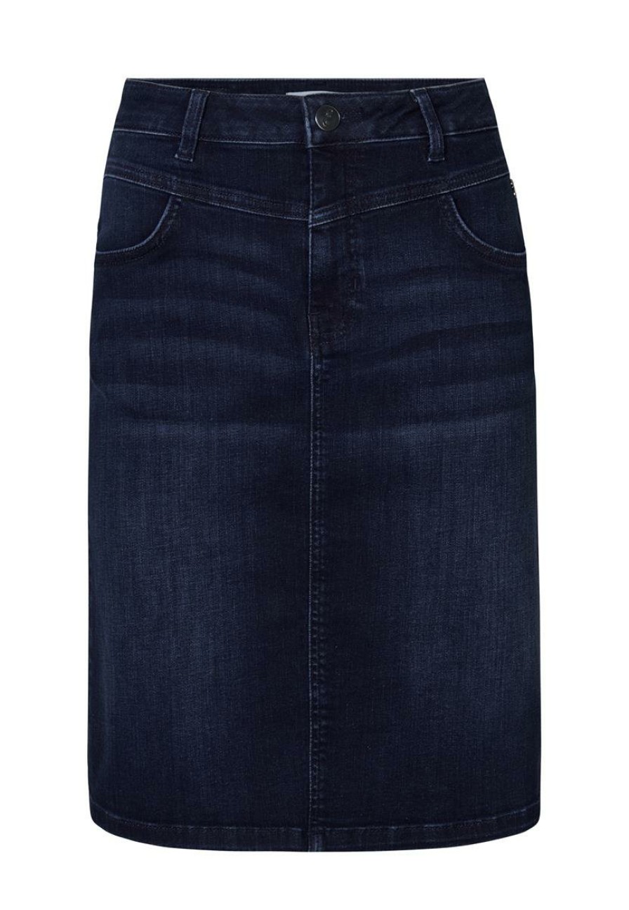 CLOTHING Miss Etam | Rok Denim Blauw