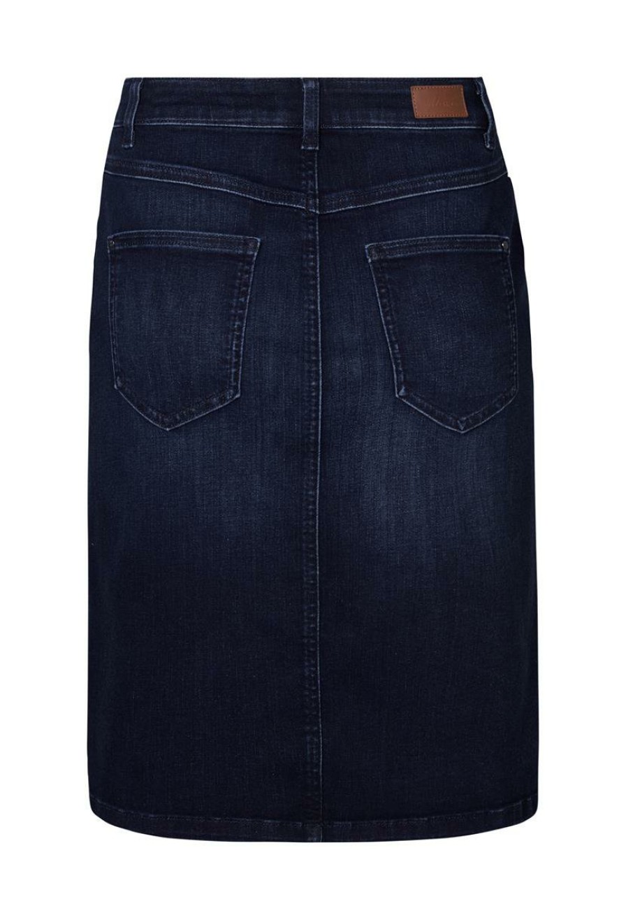 CLOTHING Miss Etam | Rok Denim Blauw