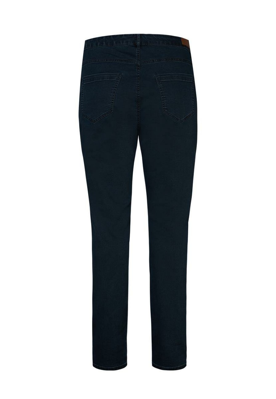 PLUS Miss Etam | Broek Powerstretch Blauw 32"