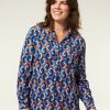 CLOTHING Miss Etam | Blouse Print Oranje