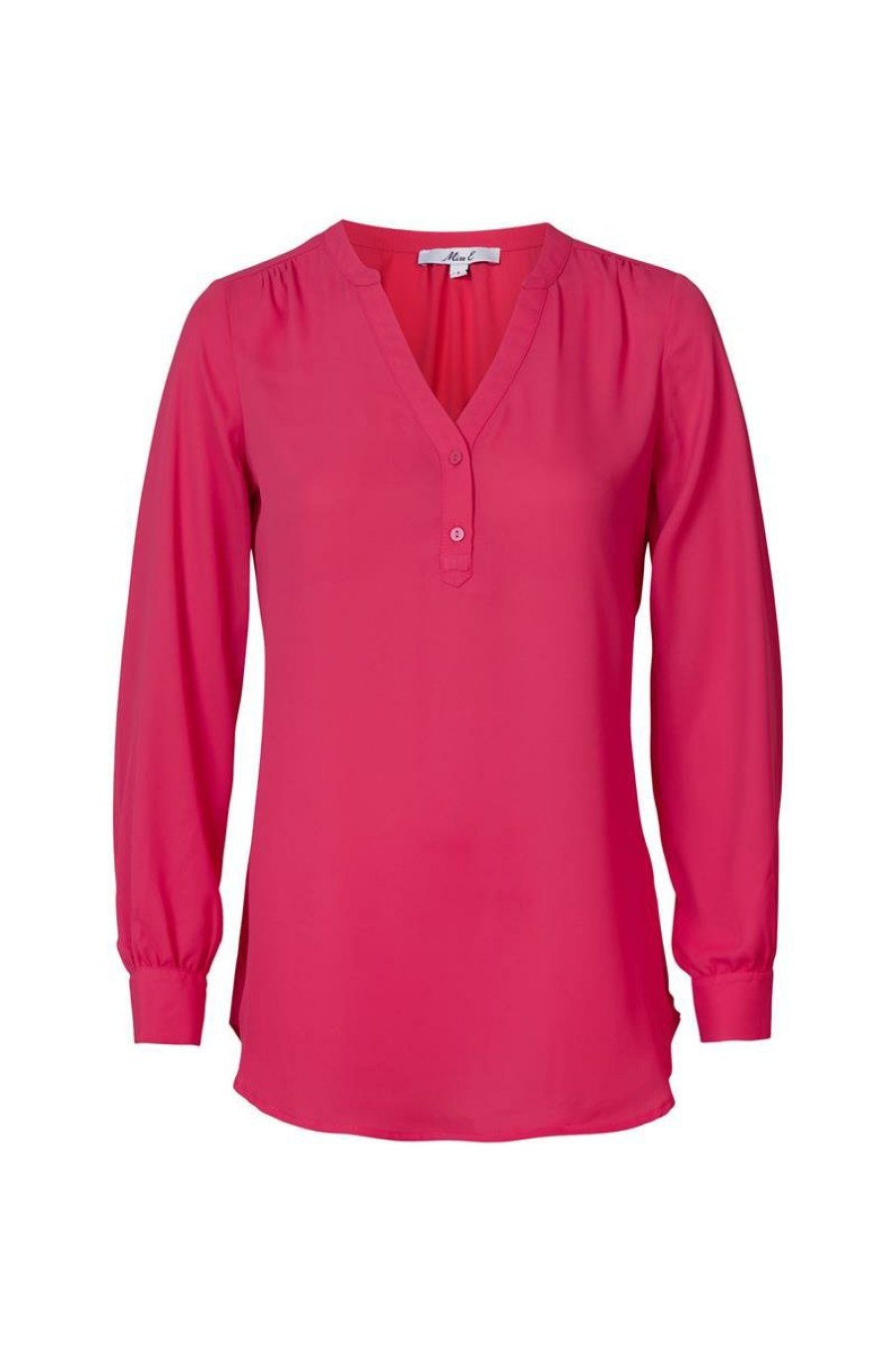 CLOTHING Miss Etam | Blouse Lange Mouw Roze