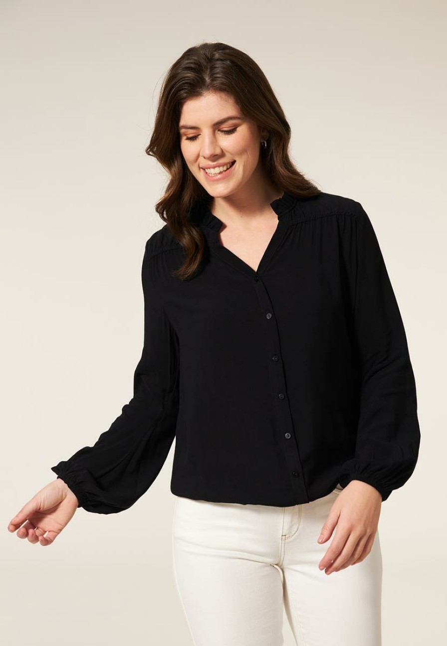 CLOTHING Miss Etam | Blouse Zwart