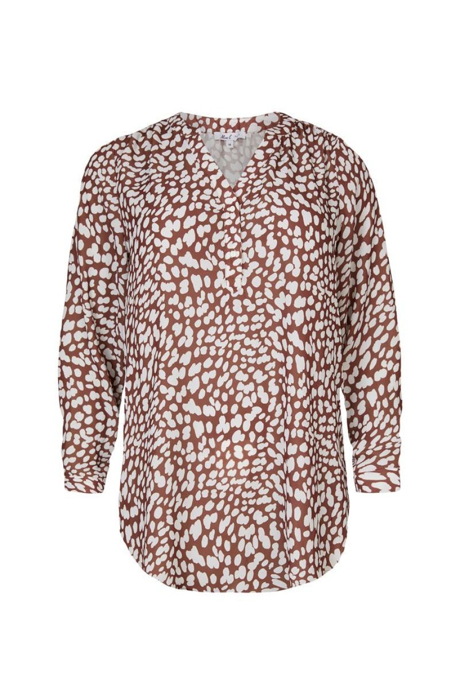 PLUS Miss Etam | Blouse 'Lara' Print Bruin