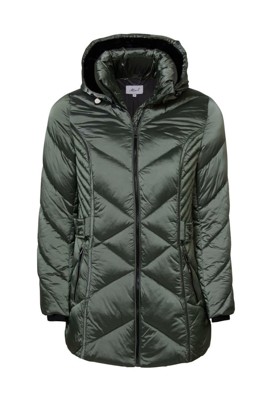 CLOTHING Miss Etam | Jas Padded Groen