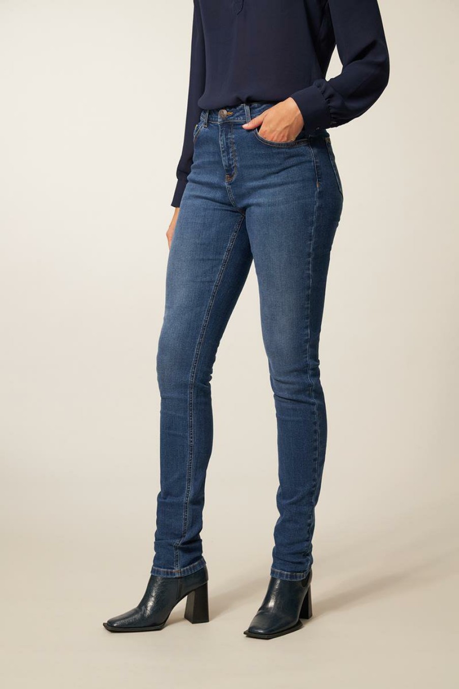 CLOTHING Miss Etam | Jeans Slim Fit Blauw