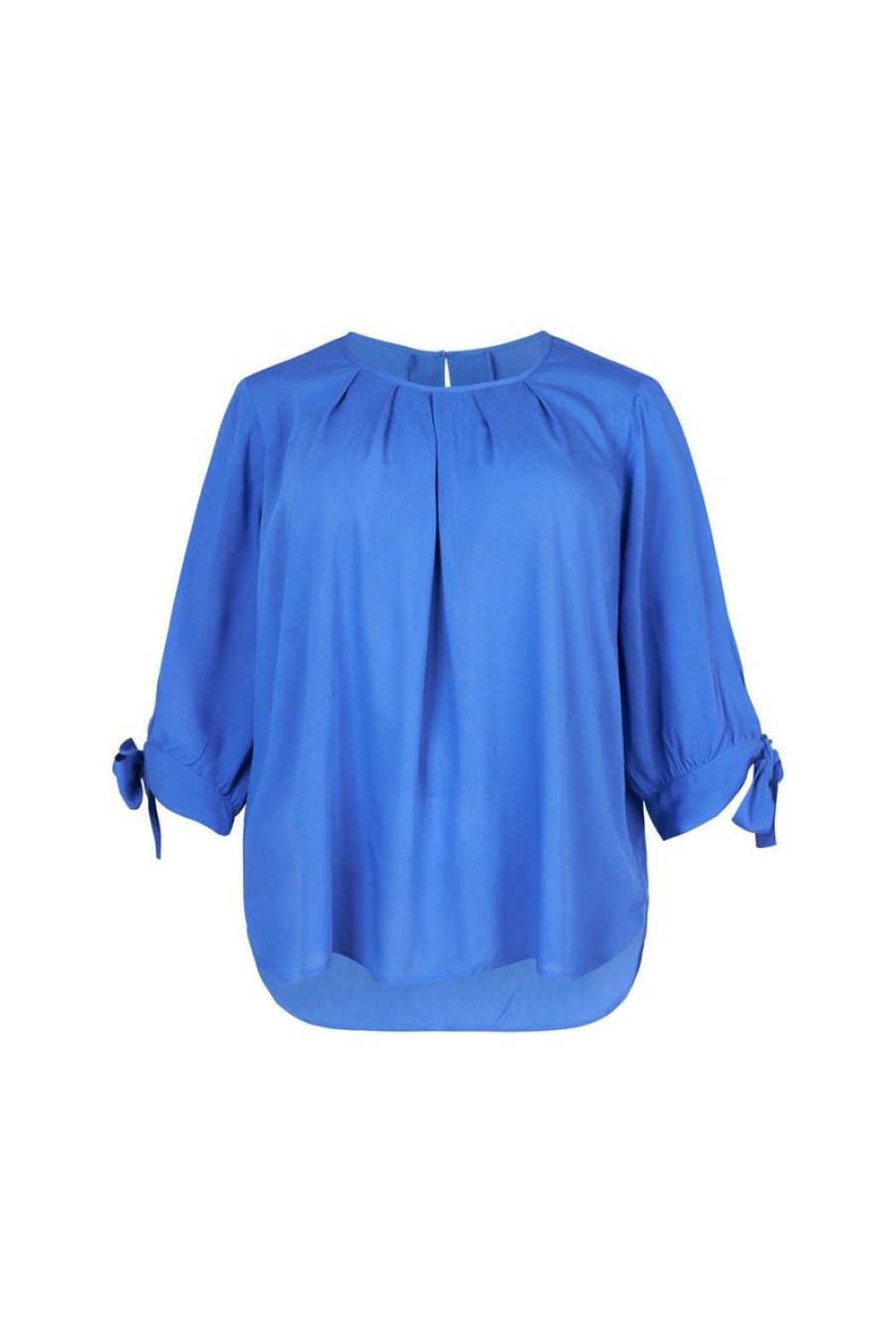 PLUS Miss Etam | Blouse 'Cecil' Blauw