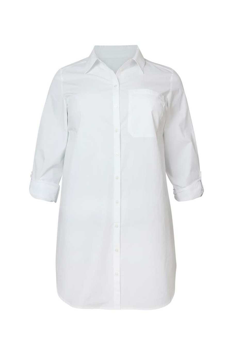 PLUS Miss Etam | Blouse 'Lilly' Poplin Wit