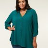 PLUS Miss Etam | Blouse Groen