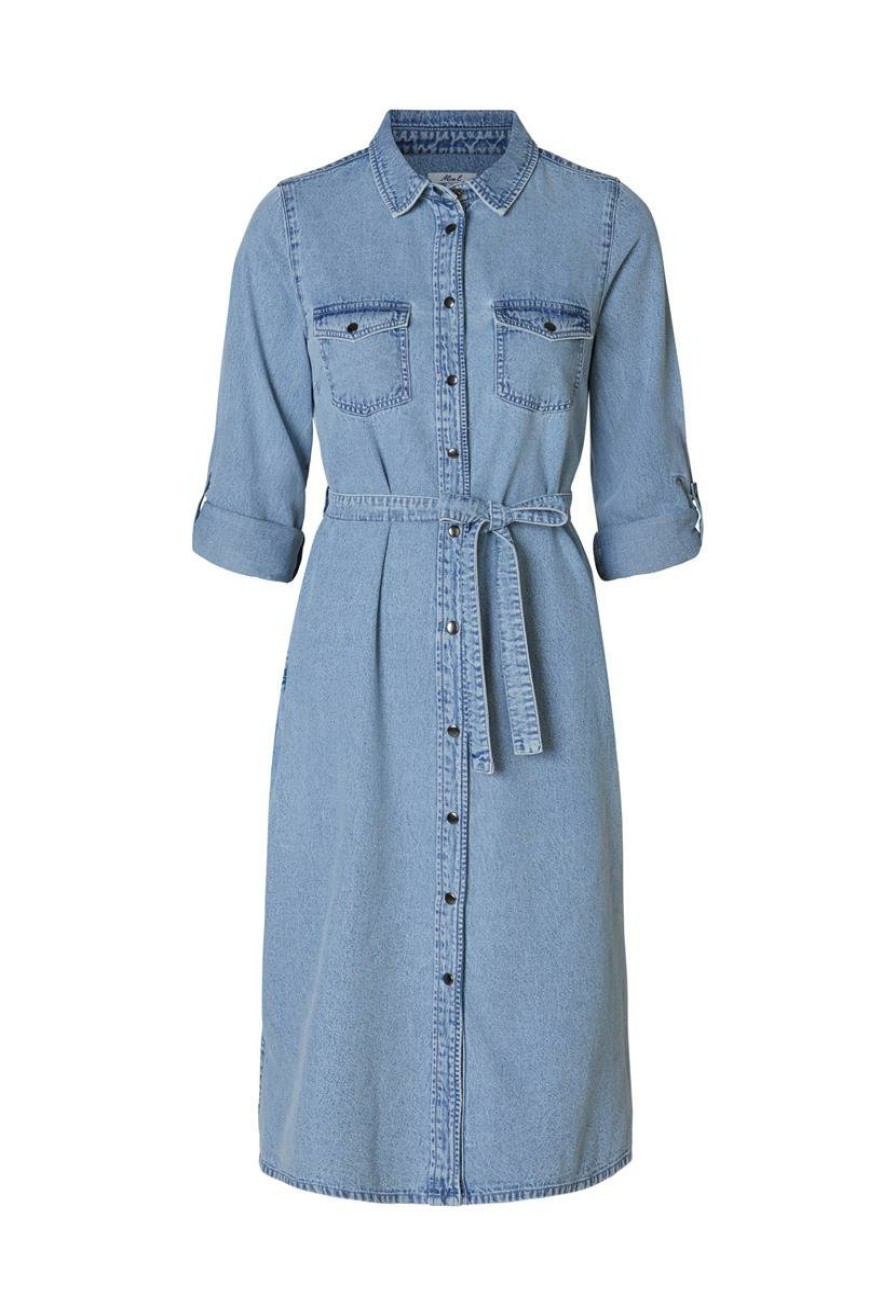 CLOTHING Miss Etam | Jurk Denim Blauw