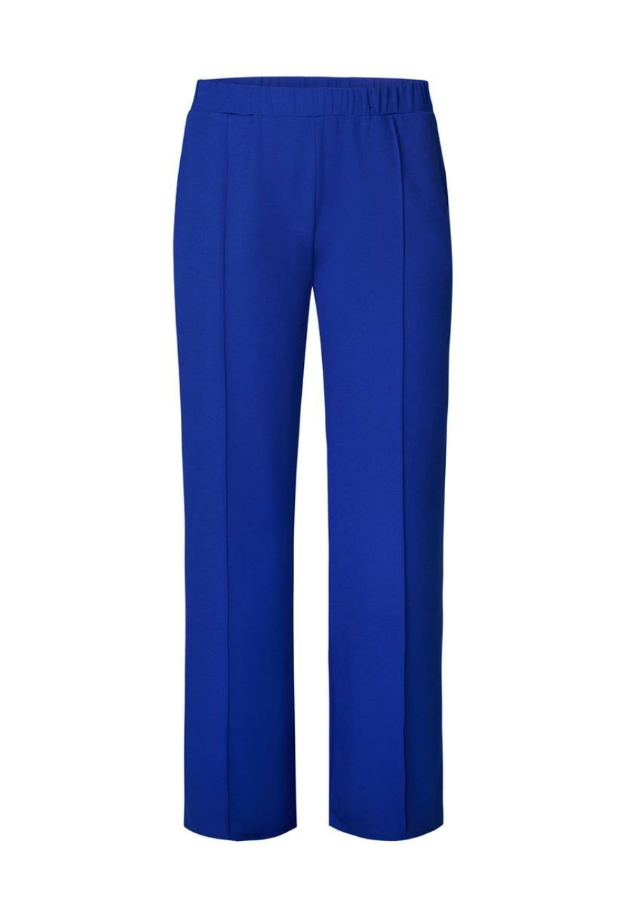 PLUS Miss Etam | Broek Wide Leg Blauw 32"