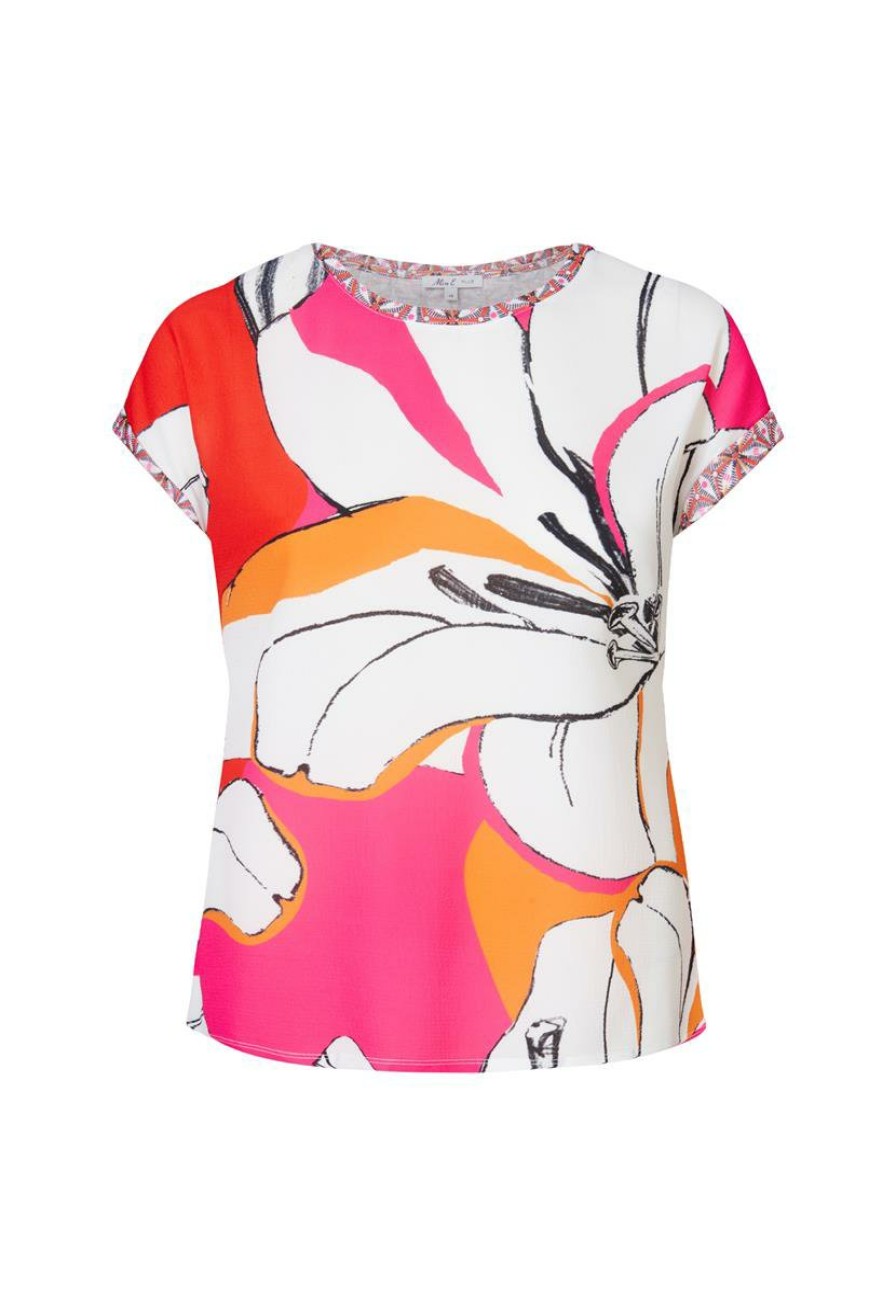 PLUS Miss Etam | Top Print Roze