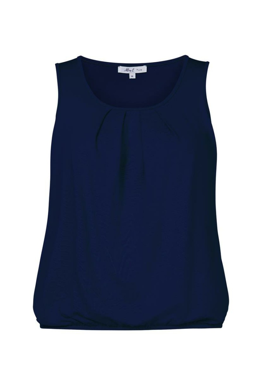 PLUS Miss Etam | Top Mouwloos Blauw