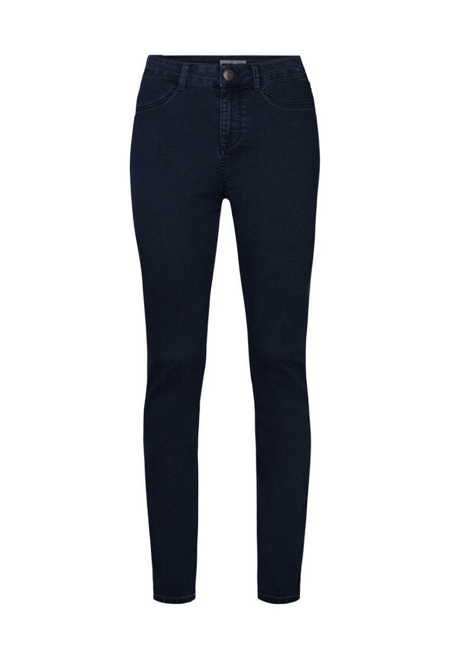 CLOTHING Miss Etam | Broek Powerstretch Blauw 32"