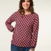 CLOTHING Miss Etam | Top Print Roze