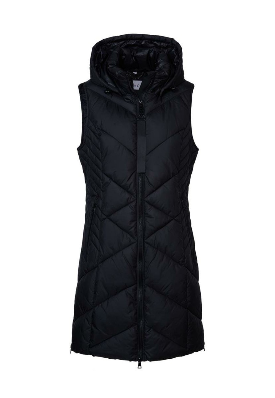 CLOTHING Miss Etam | Bodywarmer Padded Zwart