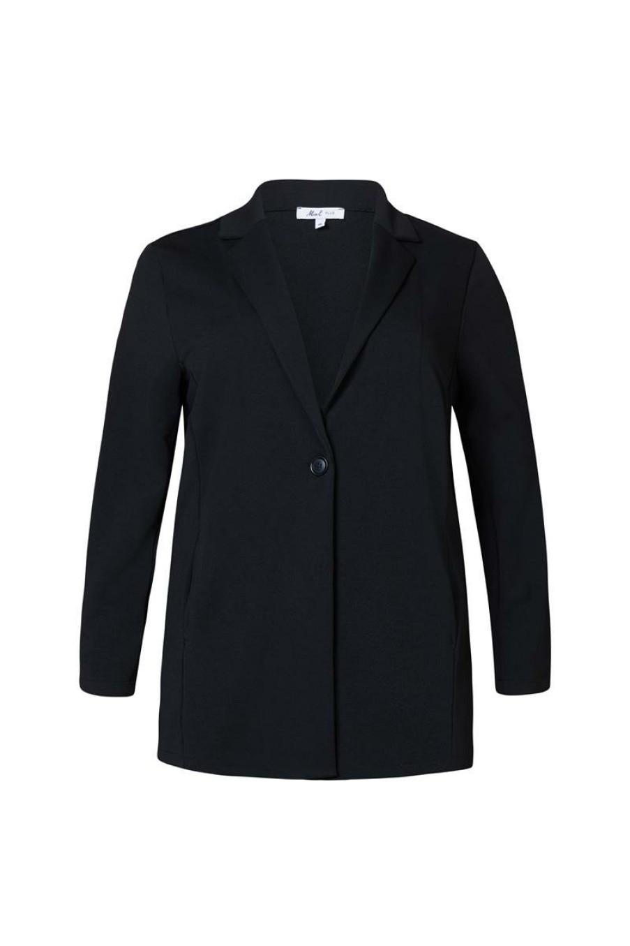 PLUS Miss Etam | Blazer 'Maureen' Zwart