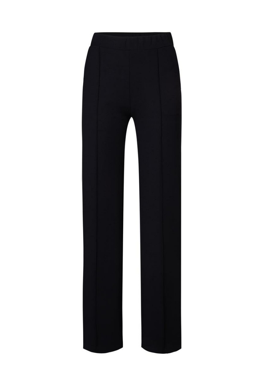 CLOTHING Miss Etam | Broek Wide Leg Zwart 32"