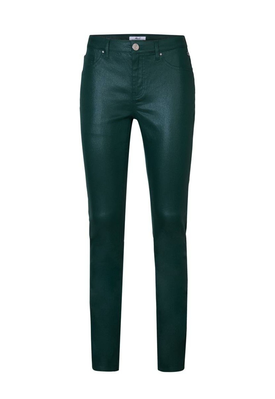 CLOTHING Miss Etam | Broek Metallic Groen 32"