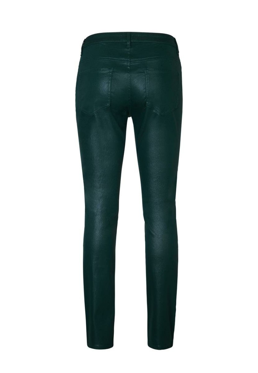 CLOTHING Miss Etam | Broek Metallic Groen 32"