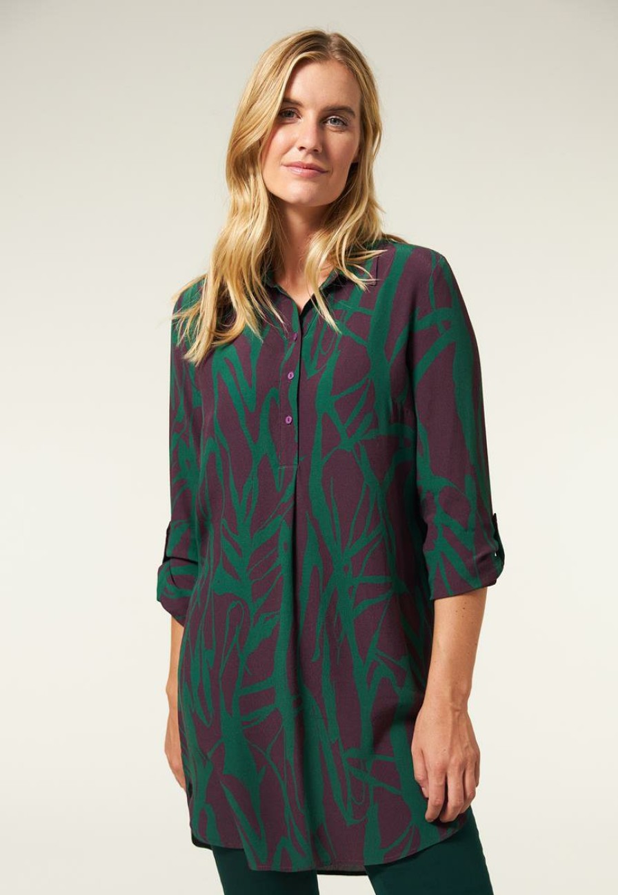 CLOTHING Miss Etam | Tuniek Print Groen