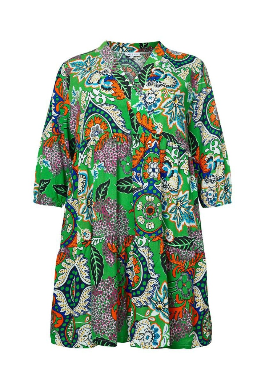 PLUS Miss Etam | Jurk Print Groen