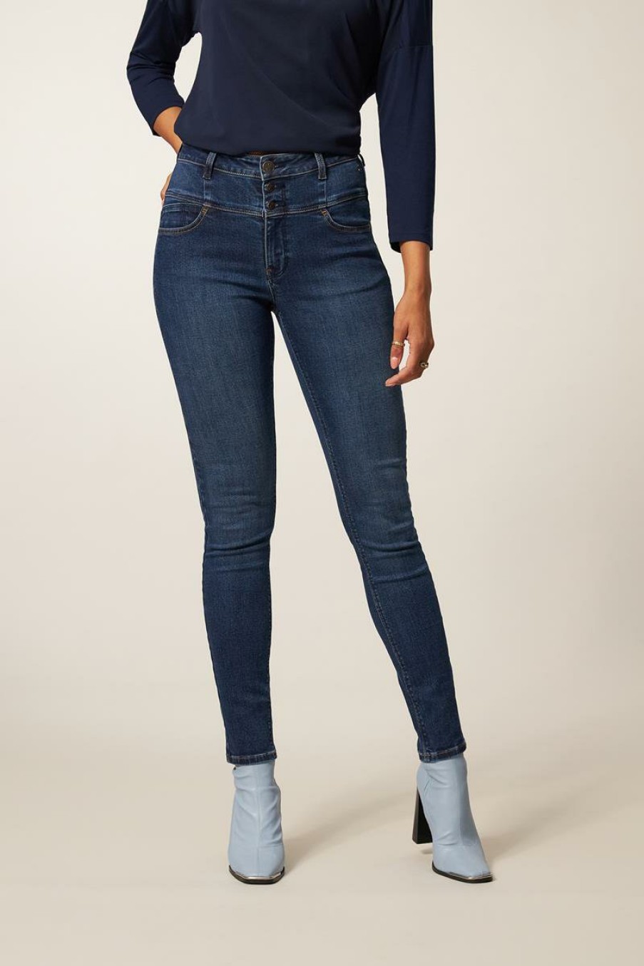 CLOTHING Miss Etam | Jeans Skinny Fit Donkerblauw