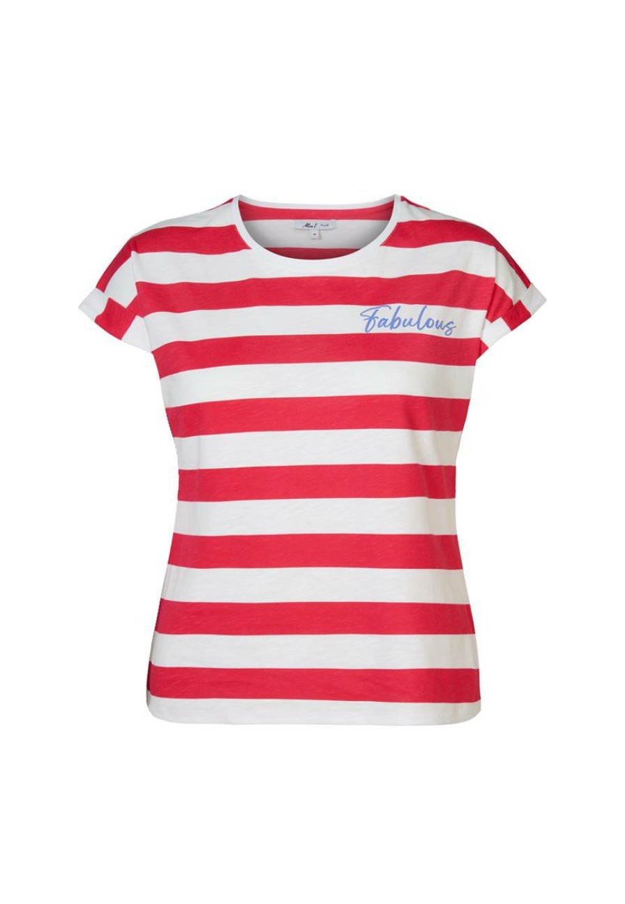 PLUS Miss Etam | Top Streep Rood