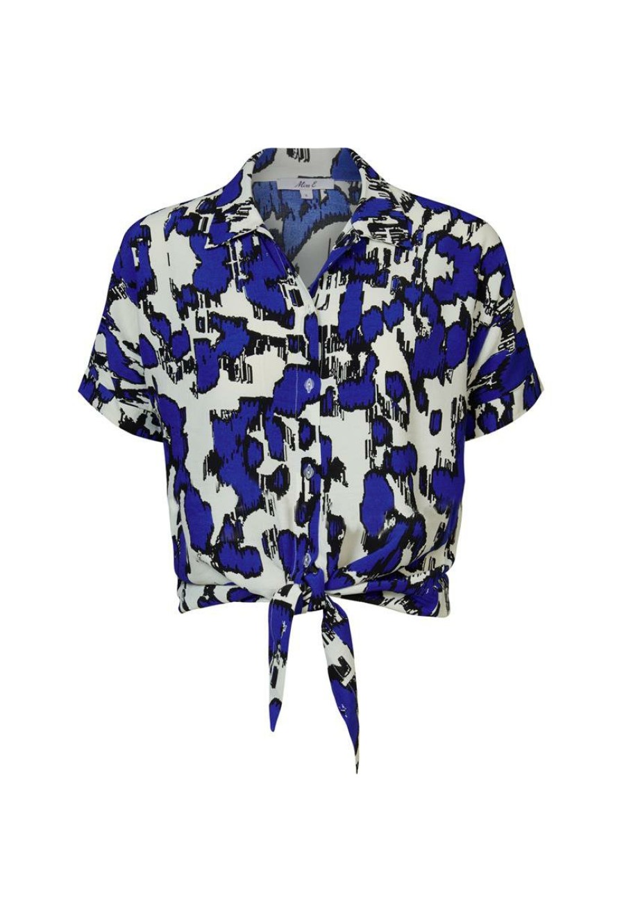 CLOTHING Miss Etam | Blouse Print Blauw