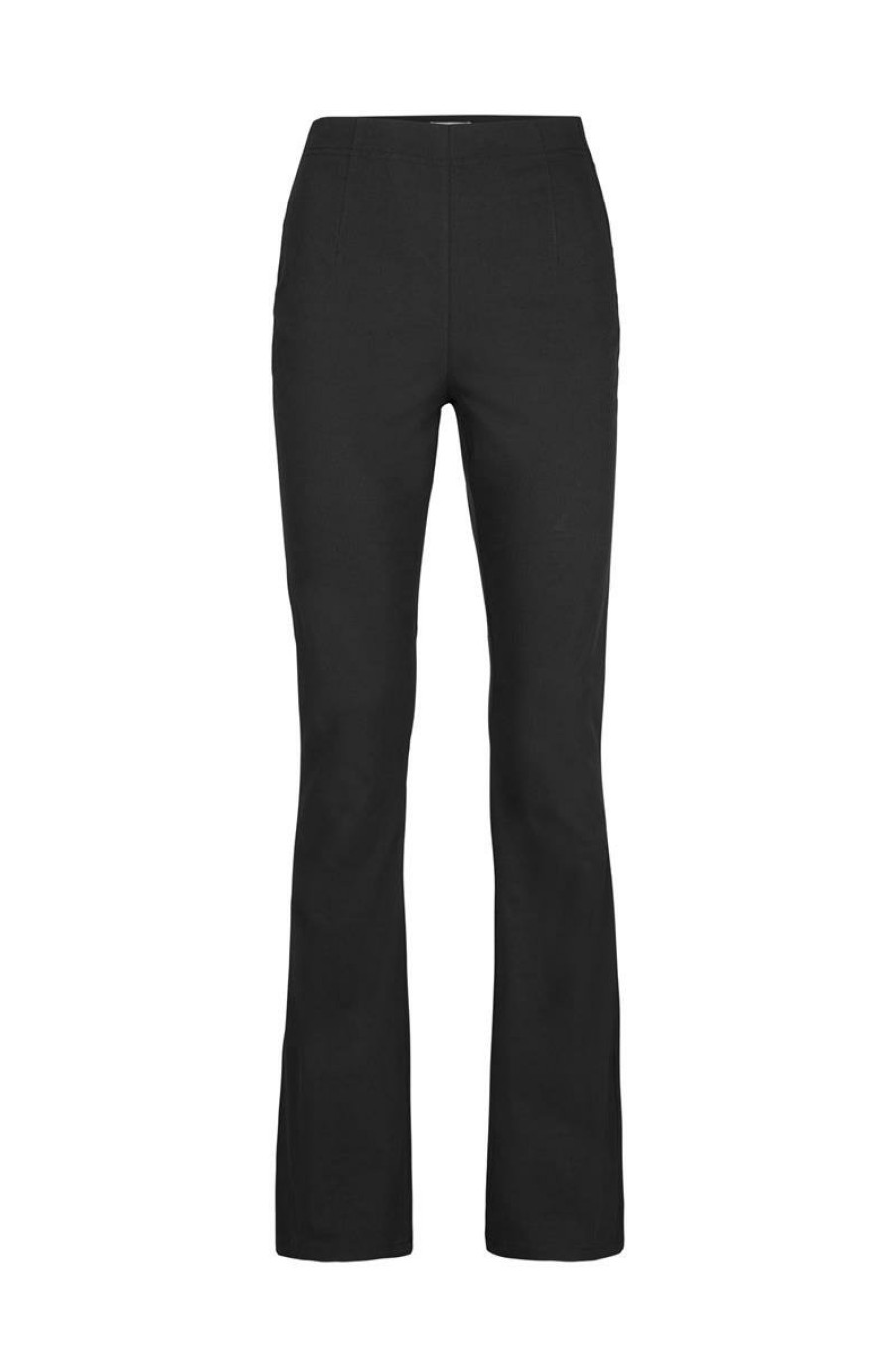 CLOTHING Miss Etam | Broek Flared Zwart 36"