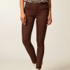 CLOTHING Miss Etam | Broek Slim Fit Bruin 32"