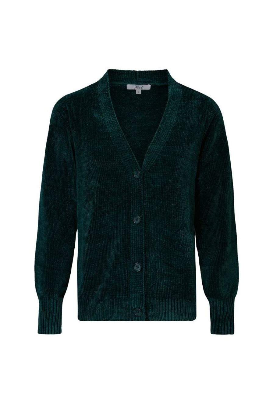 CLOTHING Miss Etam | Vest Chenille Groen